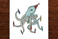 The Nonsense Maker Card - Birthday Octopus