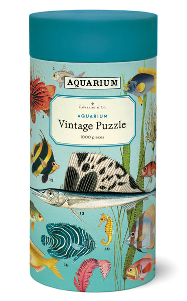 1000 Pc Puzzle - Cavallini - Aquarium
