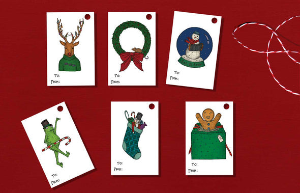 The Nonsense Maker Gift Tag Pack of 6 - Christmas