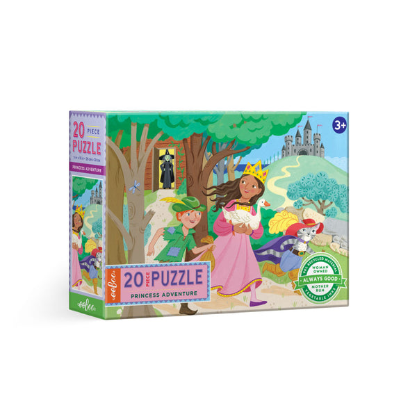 20 Pc Puzzle - eeBoo - Princess Adventure