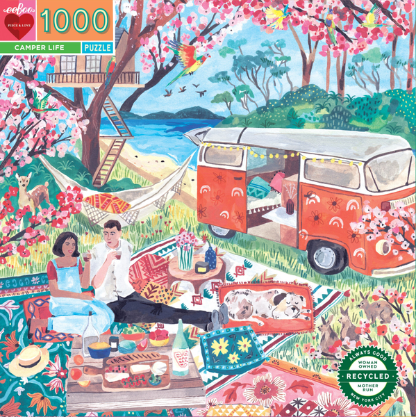 1000 Pc Puzzle - eeBoo - Camper Life
