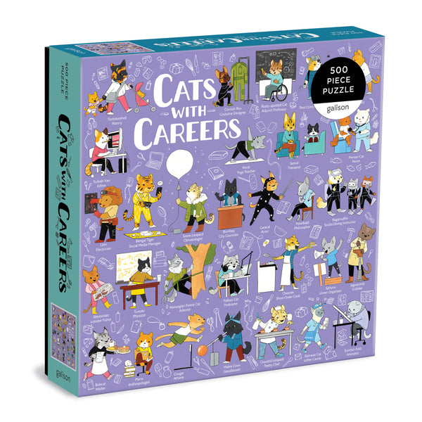 500 Pc Puzzle - Galison - Cats with Careers