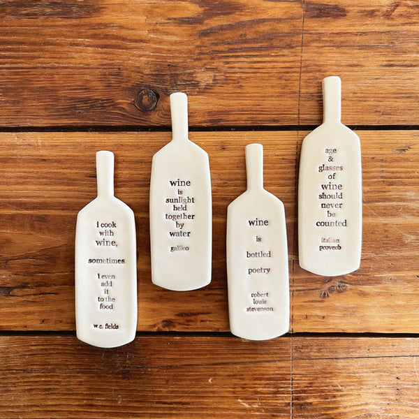 Paper Boat Press Magnet - Age & Glasses of Wine