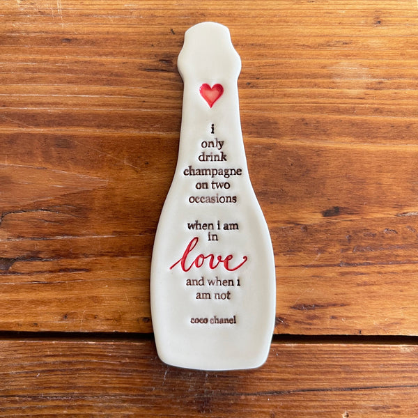 Paper Boat Press Magnet - Champagne