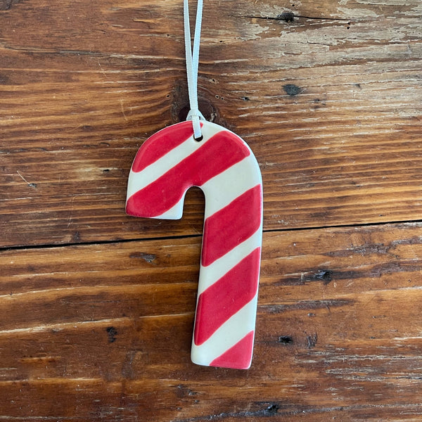 Paper Boat Press Xmas Ornament - Candy Cane