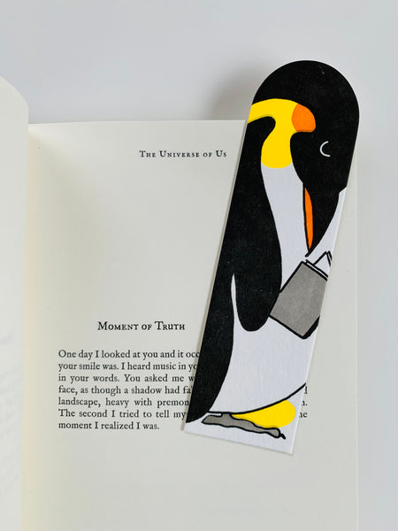 Little Paper House Press Bookmark - Penguin