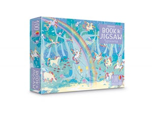 Usborne 100 Pc Jigsaw and Book - Unicorns