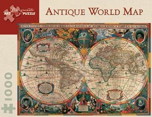 1000 Pc Jigsaw - Antique World Map