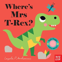 Board Book - Felt Flaps - Where's Mrs T Rex?