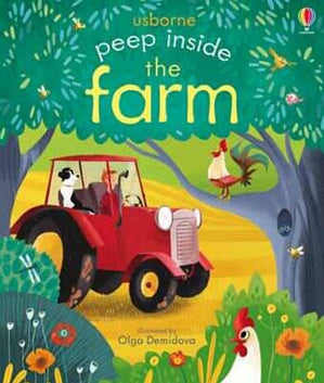 Board Book - Usborne Peep Inside - Farm