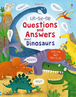 Board Book - Usborne Lift the Flap Questions and Answers - About Dinosaurs