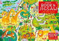 Usborne 100 Pc Jigsaw and Book - At the Zoo