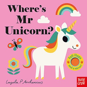 Board Book - Felt Flaps - Where's Mr Unicorn?