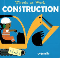 Board Book - Wheels at Work - Construction