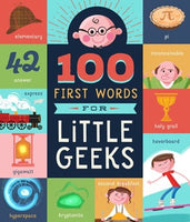 Board Book - 100 First Words for Little Geeks