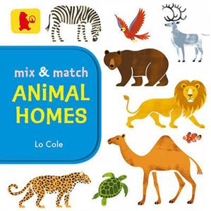 Board Book - Mix & Match - Animal Homes