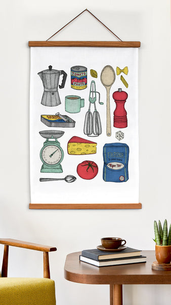 The Nonsense Maker Tea Towel - Italian Kitchen