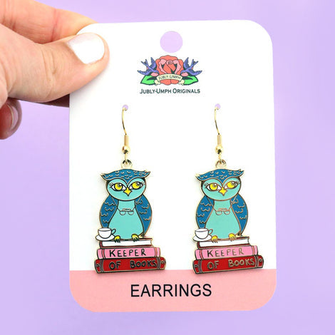 Jubly Umph Earrings - Keeper of Books