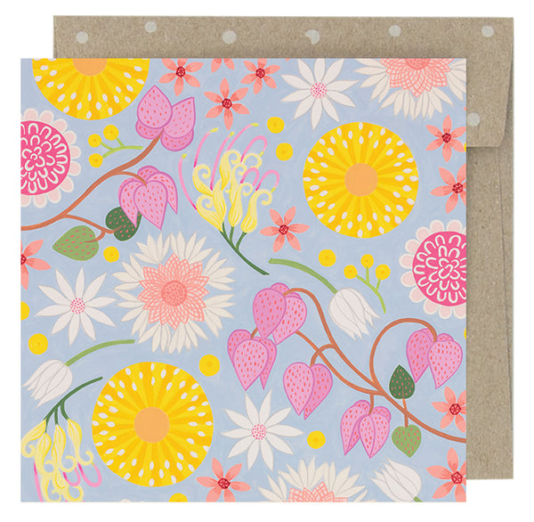 Earth Greetings Mini Card - Wildflower Moorland