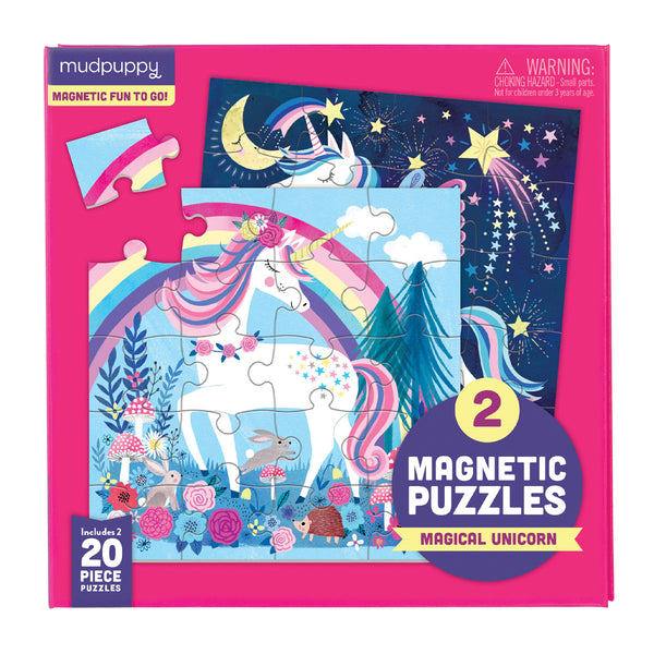20 Pc Puzzle - Magnetic - Magic Unicorn