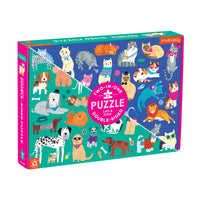 100 Pc Puzzle - Double Sided - Cats & Dogs