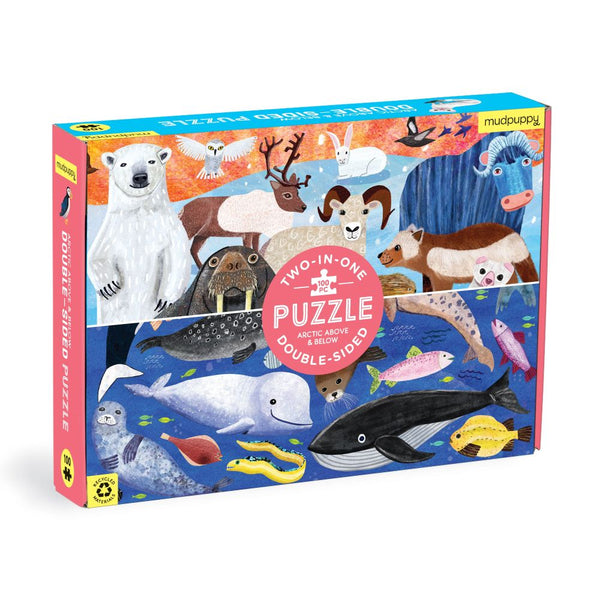 100 Pc Puzzle - Double Sided - Arctic Above & Beyond