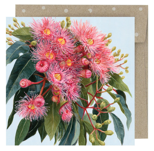 Earth Greetings Mini Card - Summer Gumflowers