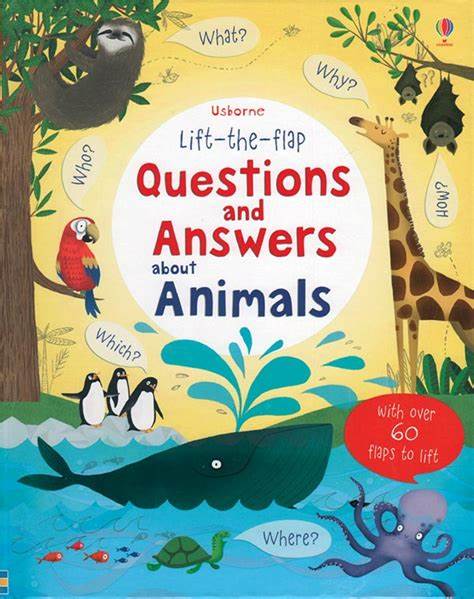 Board Book - Usborne Lift the Flap Questions and Answers - About Animals
