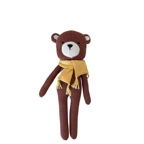Es Kids Knitted Rattle - Bear