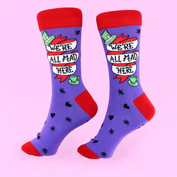 Jubly Umph Socks - We're All Mad Here