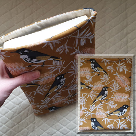 Stitch Shelf Book Sleeve - Honey Eater
