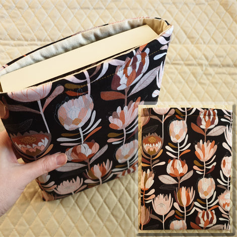 Stitch Shelf Book Sleeve - Protea