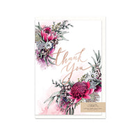 Typoflora Card - Natives Thank You