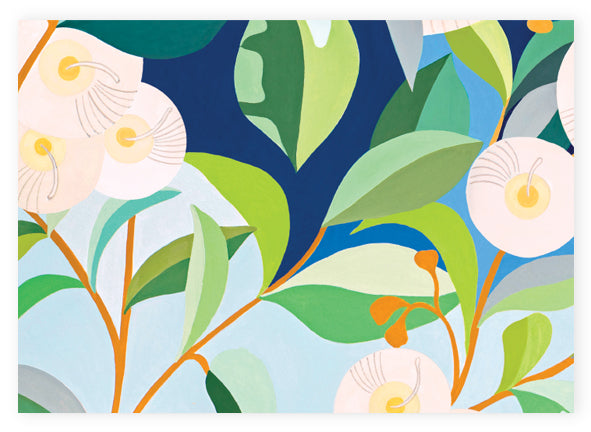 Earth Greetings Folded Wrapping Paper - Lemon-Scented Gum