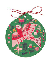 Earth Greetings Christmas Gift Tags - Flame Robin