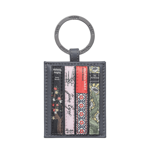 Yoshi Leather Keyring - Library Bronte Sisters