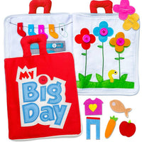Fabric Activity Book - My Big Day Red