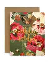 Bespoke Letterpress - Folk Birthday Wishes