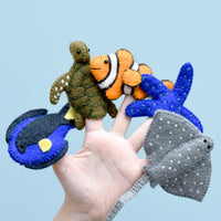 Felt Finger Puppets - Aust Coral Reef