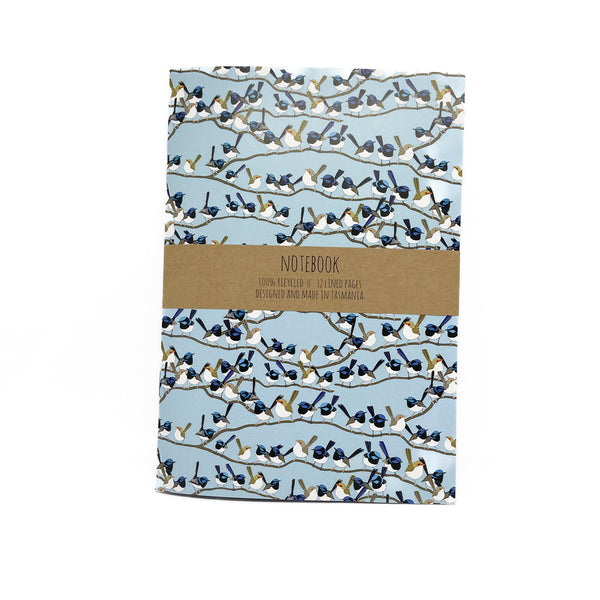 Red Parka Notebook - Fairy Wren