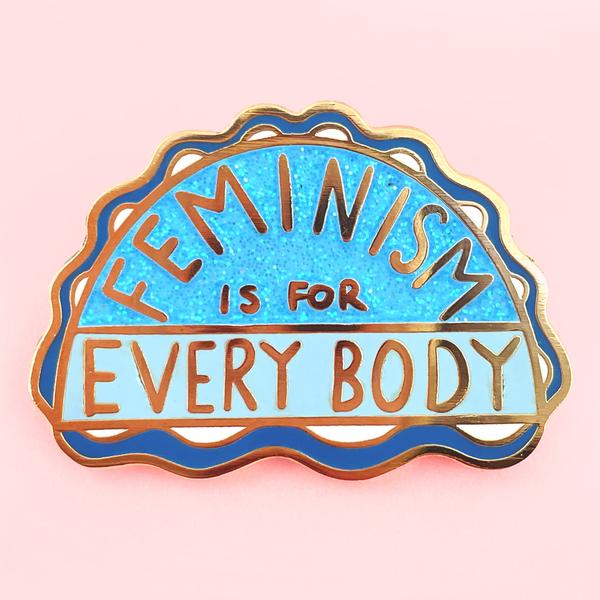 Jubly Umph Lapel Pin - Feminism is For Everybody