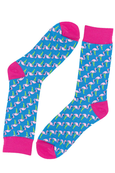my2socks - flamingo aqua