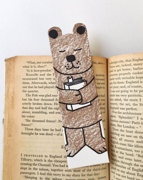 Little Paper House Press Bookmark - Bear