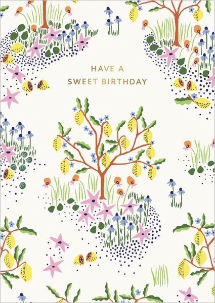 Cath Kidston Foil Card - Have a Sweet Birthday