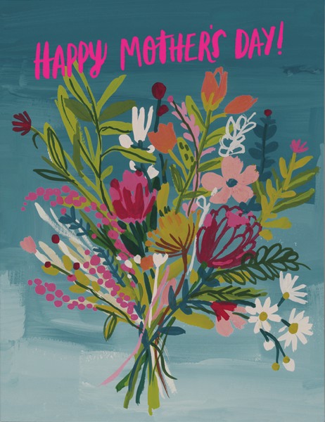 Mother's Day Card - Neon Pink