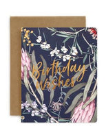 Bespoke Letterpress - Native Birthday Wishes
