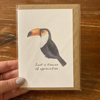 The Curious Cactus - Toucan of Appreciation
