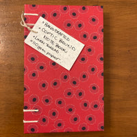 Mary Myrtle Small Journal - Red Flowers