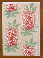 Earth Greetings Card - Bottlebrush Tinsel