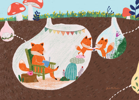 Suki McMaster Card - Foxes